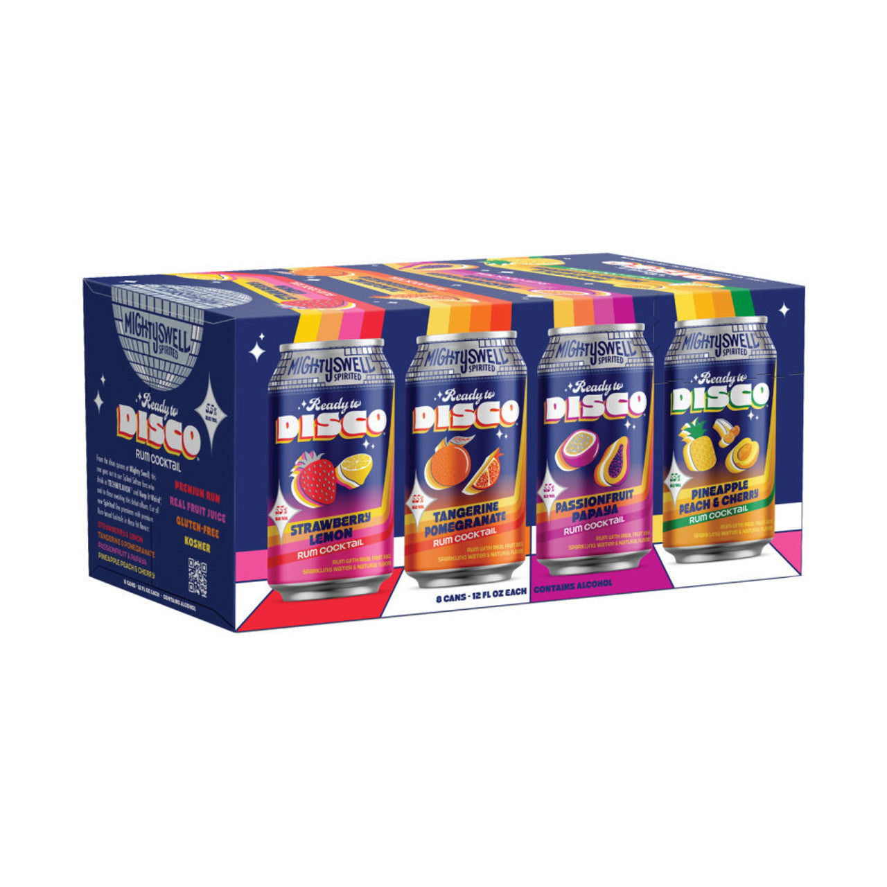 Mighty Swell Disco Rum Cocktail Variety  8pk Cn