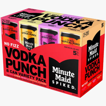 Minute Maid Spiked Vodka Punch 12oz 8pk Cn