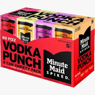 Minute Maid Spiked Vodka Punch Variety