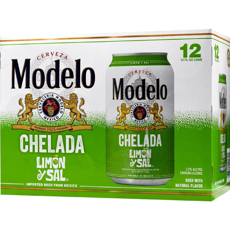 Modelo Chelada Limon Y Sal  12pk Cn