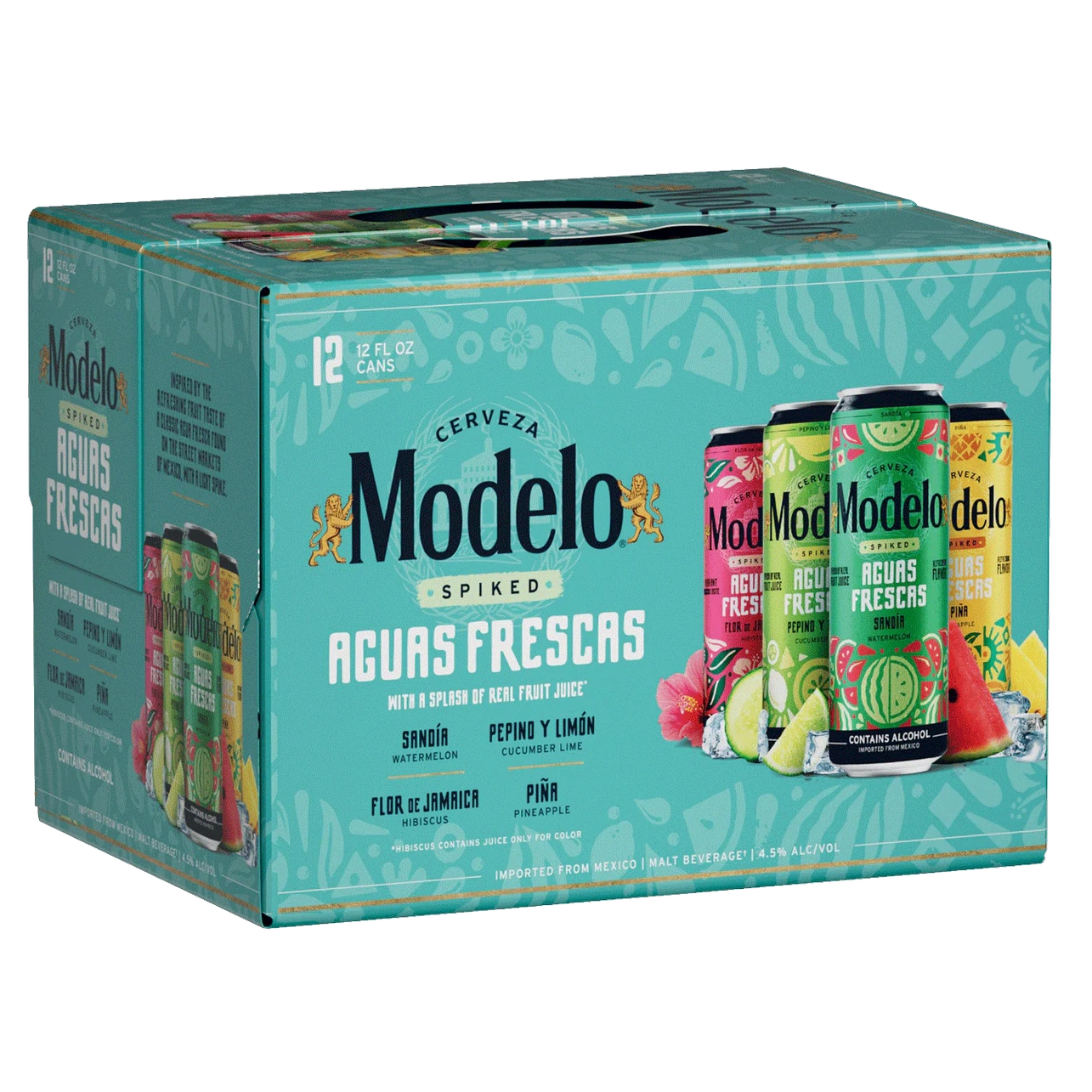 Modelo Spiked Aguas Frescas Variety  12pk Cn