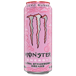 Monster Zero Sugar Ultra Strawberry Dreams 16oz