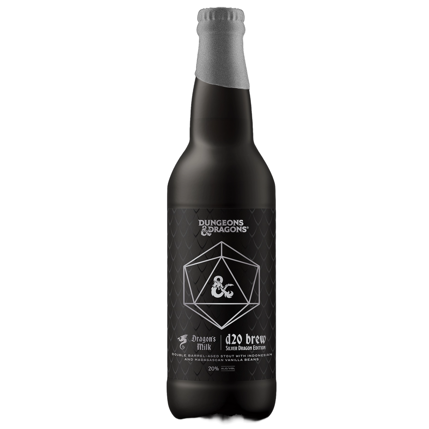 New Holland D20 Brew Double BA Stout D&D Silver Dragon  Btl