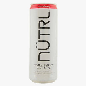 Nutrl Strawberry Vodka Seltzer 24.3oz Sng