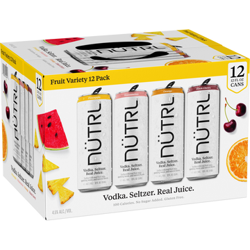 Nutrl Fruit Variety Vodka Seltzer