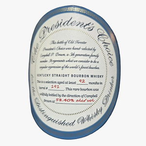 Old Forester The Presidents Choice Bourbon