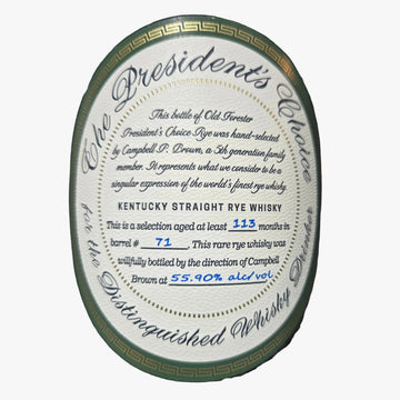 Old Forester The Presidents Choice Rye