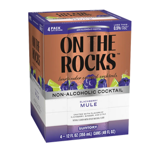 On The Rocks Non-Alcoholic Blackberry Mule Cocktail 4pk Can