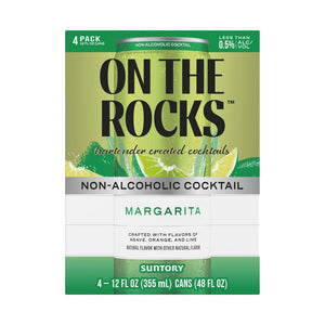 On The Rocks Non-Alcoholic Margarita Cocktail 4pk Can