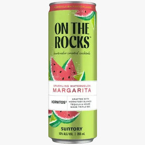 On The Rocks Sparkling Watermelon Margarita Cocktail 4pk Can