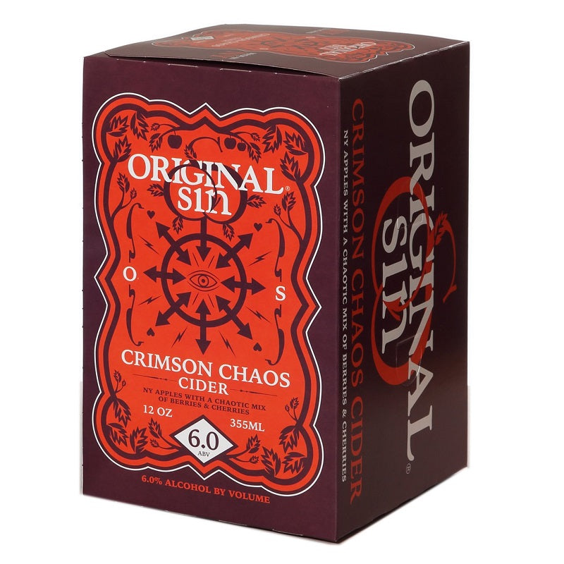 Original Sin Crimson Chaos Cider  6pk Cn