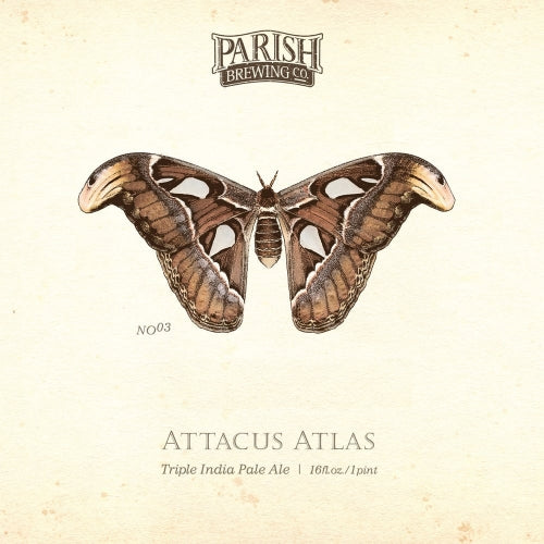 Parish Attacus Atlas Triple IPA  4pk Cn