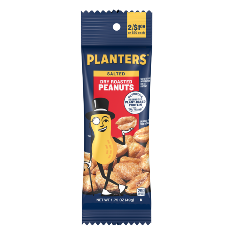 Planters Dry Roasted Peanuts 1.75 oz