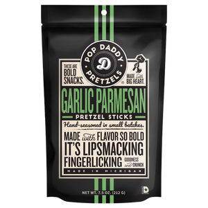 Pop Daddy Garlic Parmesan Pretzel Sticks 7.5oz
