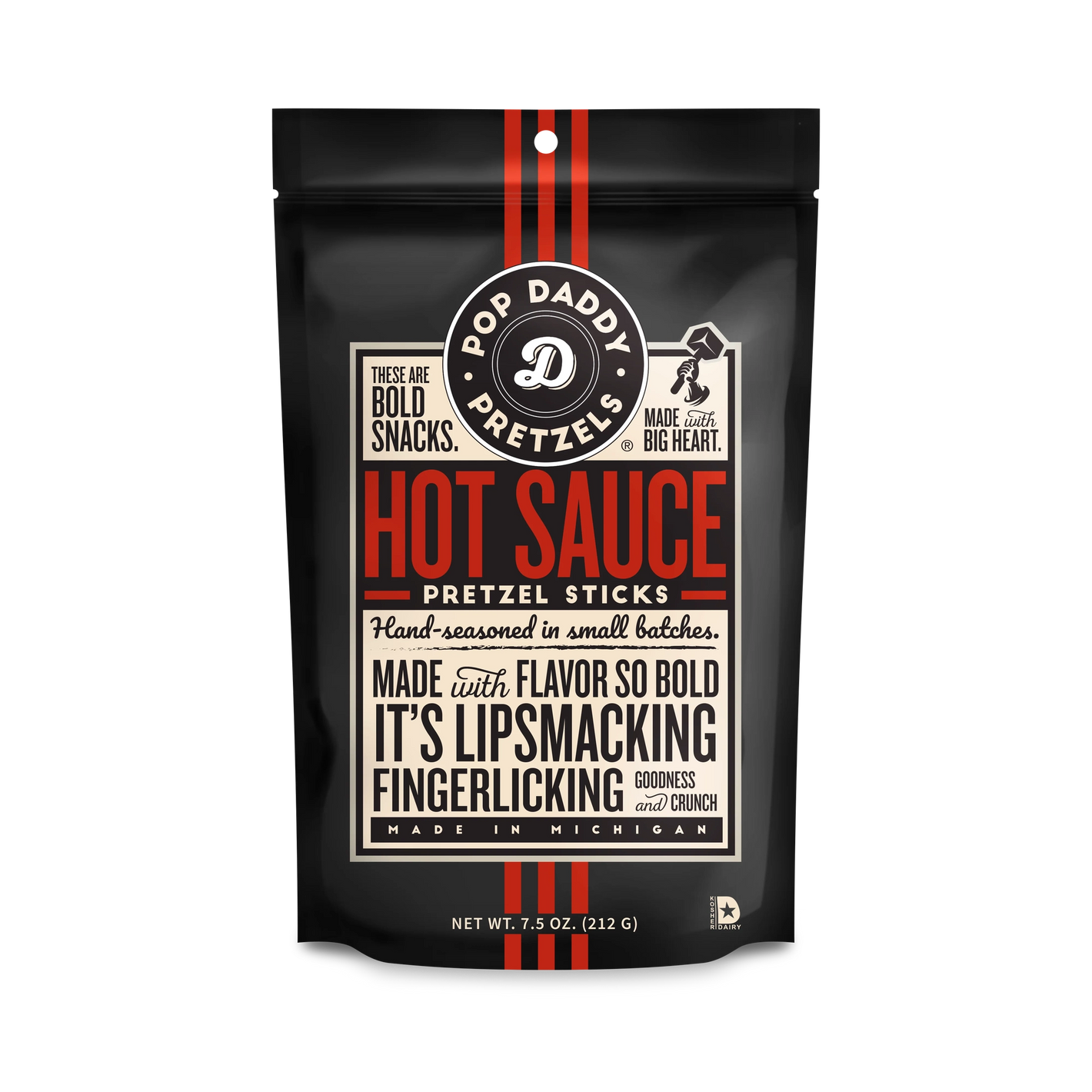 Pop Daddy Hot Sauce Pretzel 7.5oz