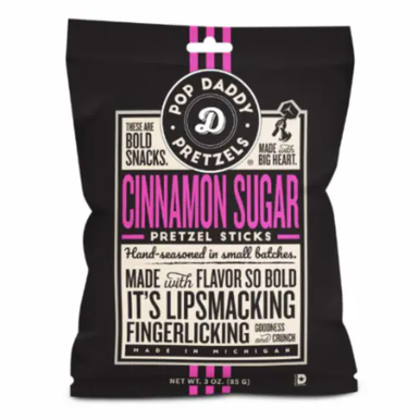 Pop Daddy Pretzels Cinnamon Sugar