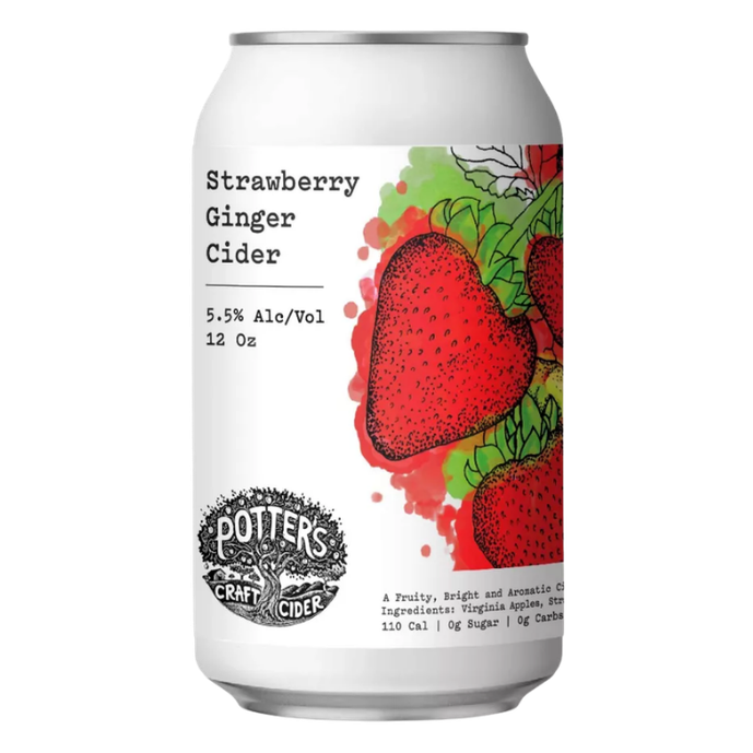 Potter's Strawberry Ginger Cider Seasonal