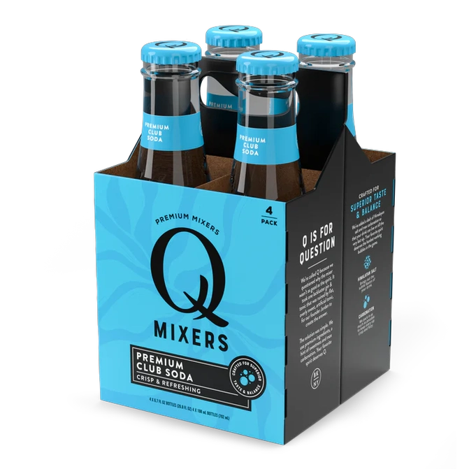 Q Mixers Club Soda 4pk Btl