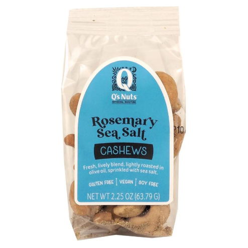 Qs Nuts Rosemary Sea Salt Cashews