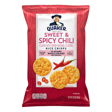 Quaker Sweet & Spicy Chili Rice Crisps 3.03oz