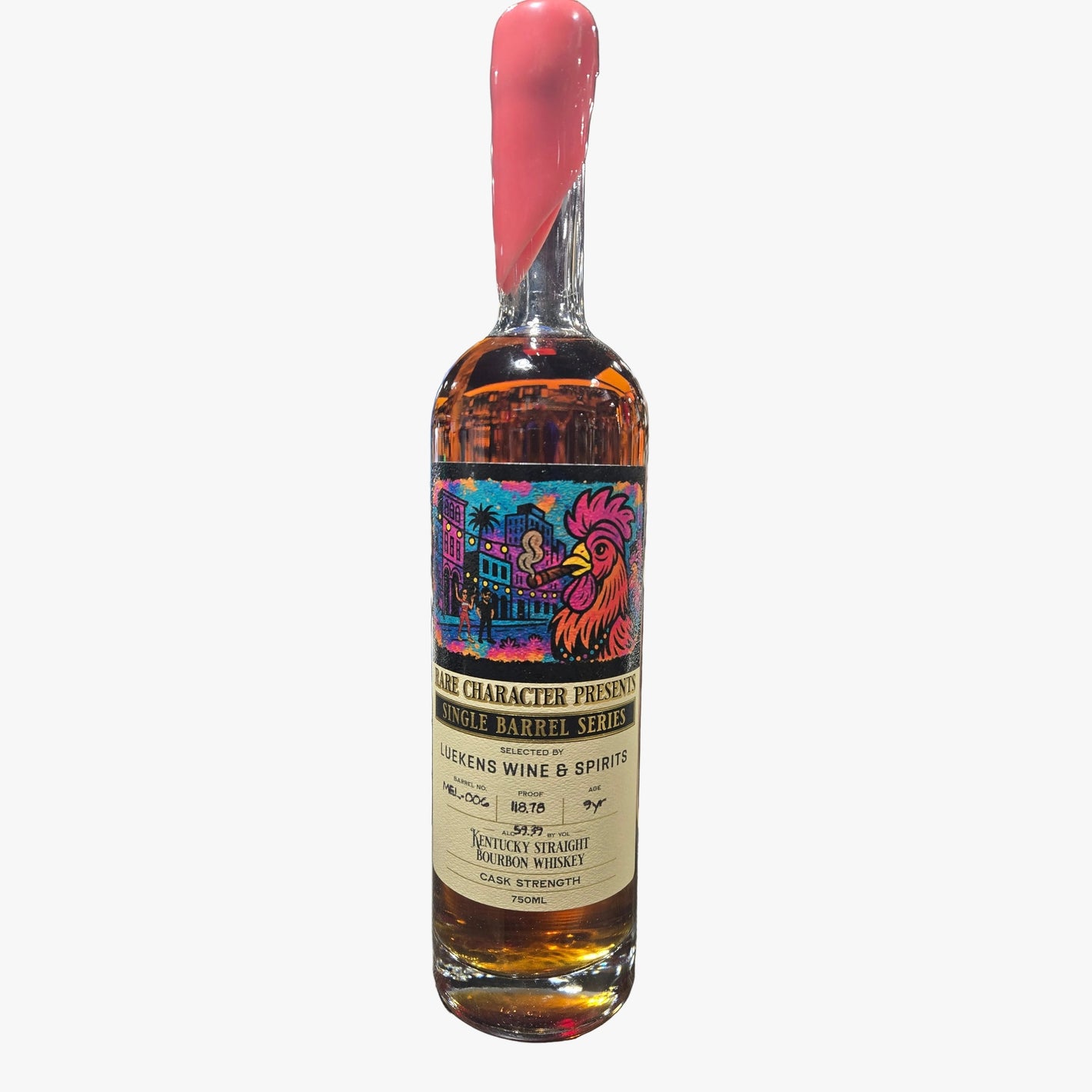Rare Character Luekens Single Barrel Cask Strength 118.78Prf