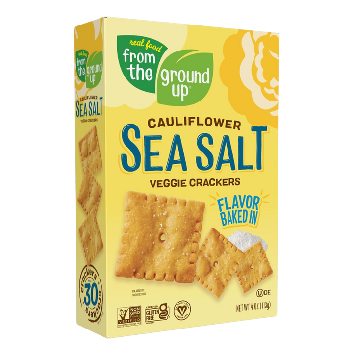 From The Ground Up Califlower Sea Salt Crackers