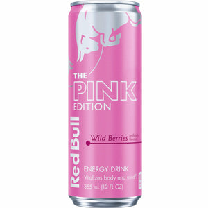 Red Bull Sugar Free Pink Edition Wild Berries 12oz