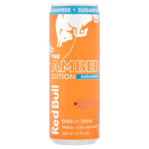 Red Bull Sugar Free Strawberry Apricot 12oz