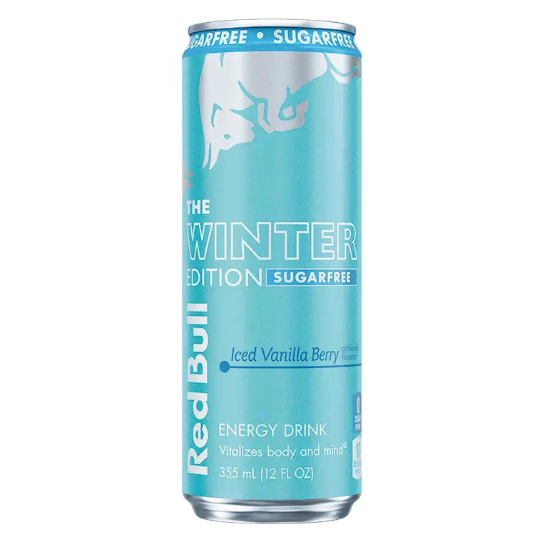 Red Bull Sugar Free Winter Edition Iced Vanilla Berry