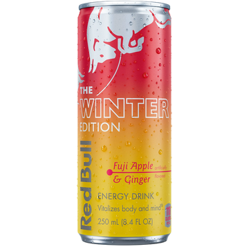 Red Bull Winter Edition Fuji Apple & Ginger 12oz