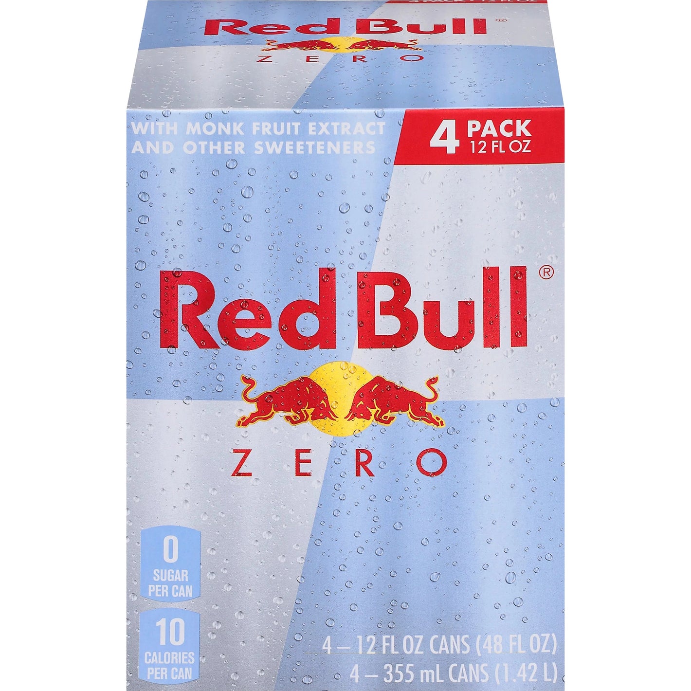 Red Bull Zero  4pk Cn