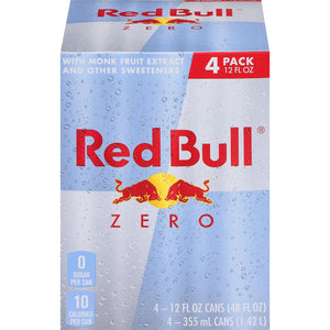 Red Bull Zero  4pk Cn