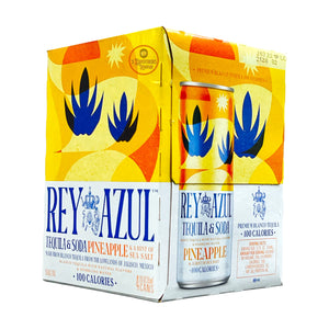 Rey Azul Pineapple Seltzer  4pk Cn