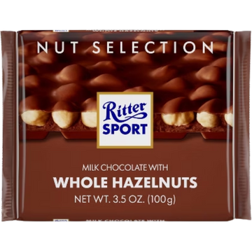 Ritter Sport Milk Chocolate with Hazelnuts