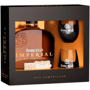 Ron Barcelo Imperial Ron D Rum Gift Set W/ Glasses