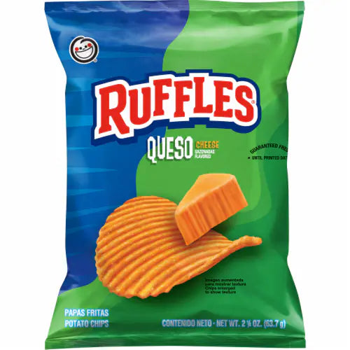 Ruffles Quese Cheese Papas Fritas