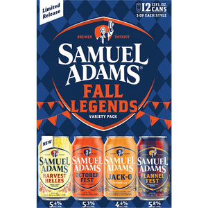 Sam Adams Fall Variety  12pk Cn