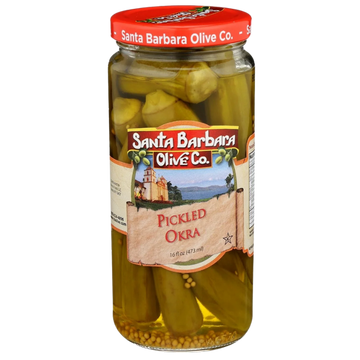 Santa Barbara Pickled Okra 16oz