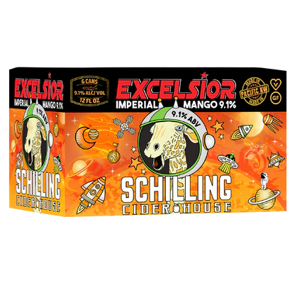Schilling Mango Excelsior Cider  6pk Cn