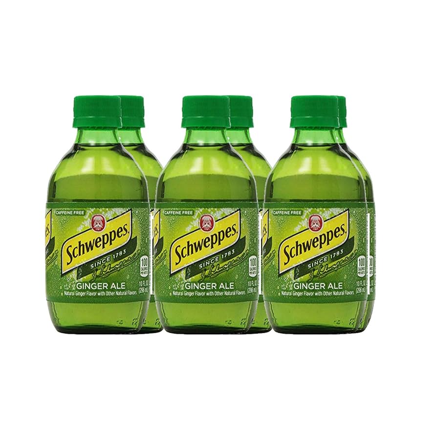 Schweppes Ginger Ale 10oz 6pk Btl