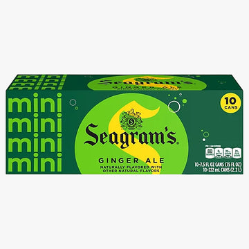 Seagrams Ginger Ale Mini 7.5oz 10pk Cns