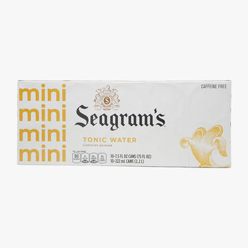 Seagrams Tonic Water Mini 7.5oz 10pk Cns
