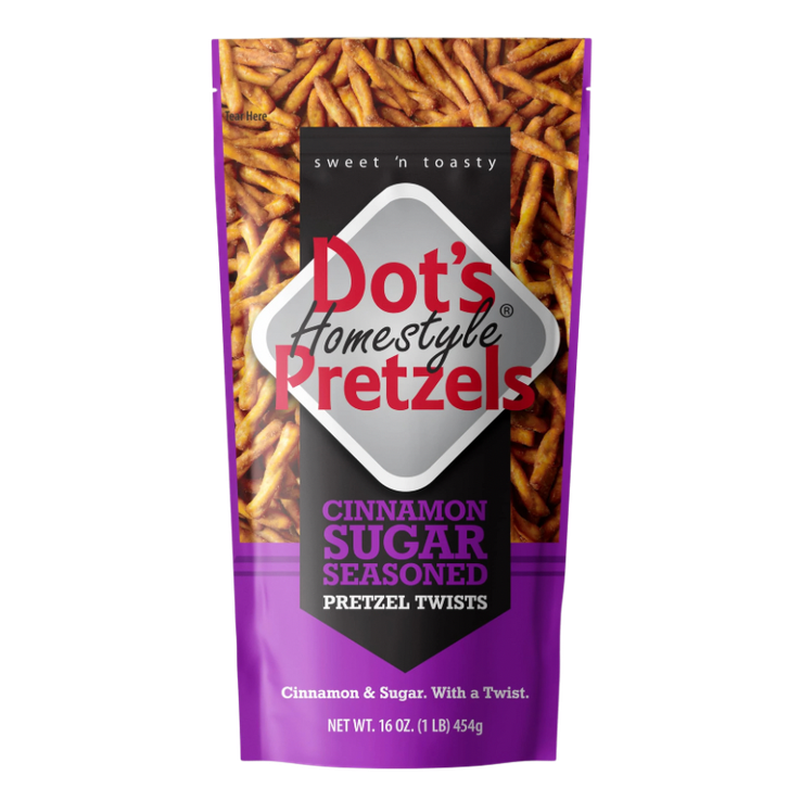 Dots Cinnamon Sugar Pretzels 16oz