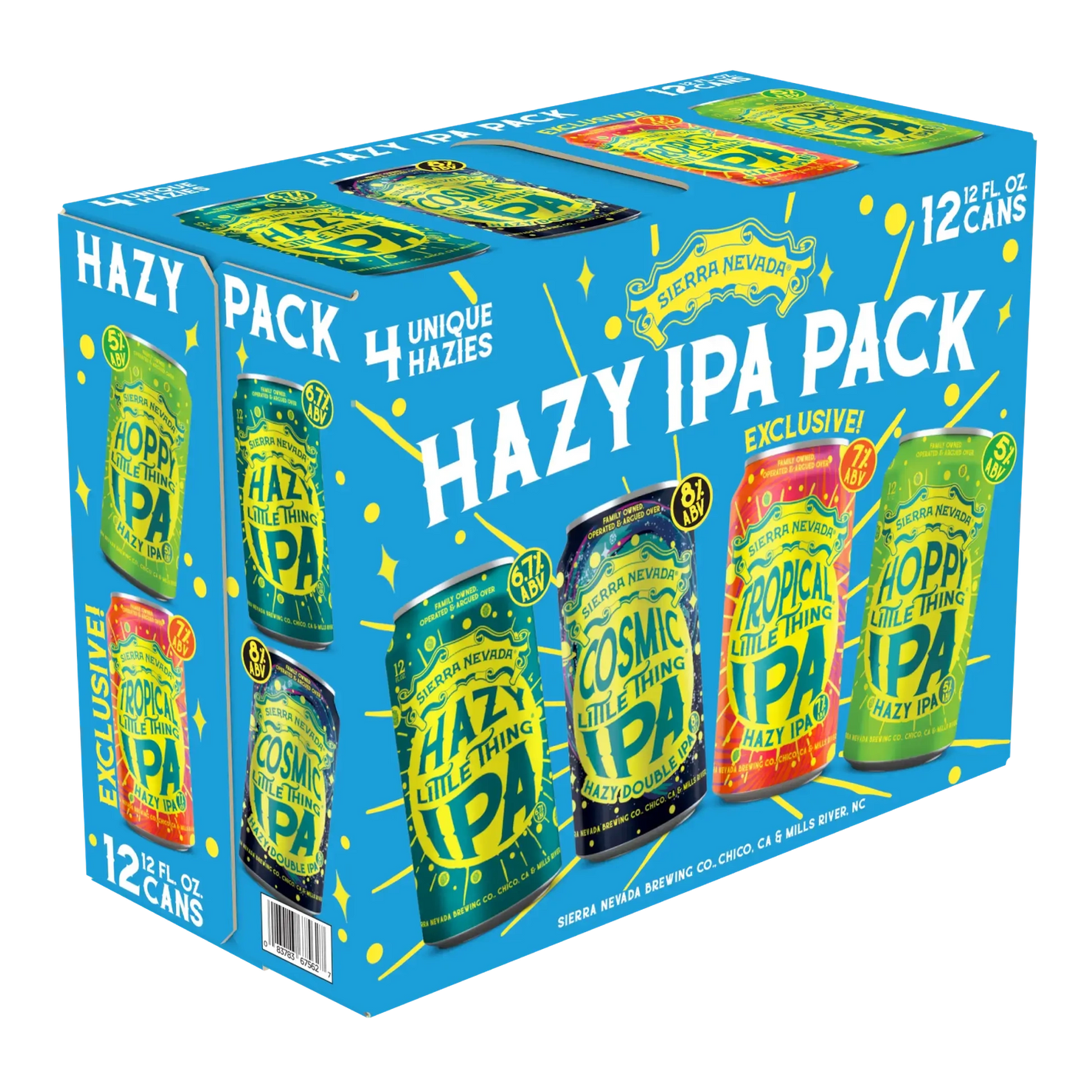 Sierra Nevada Hazy Variety Pack  12pk Cn