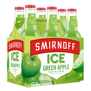 Smirnoff Ice Green Apple  6pk Btl