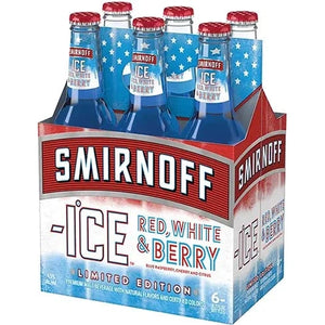 Smirnoff Ice Red White & Berry  6Pk Btl
