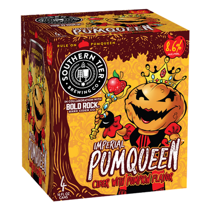 Southern Tier Pumqueen Imperial Pumpkin Cider Seasonal  4pk Cn