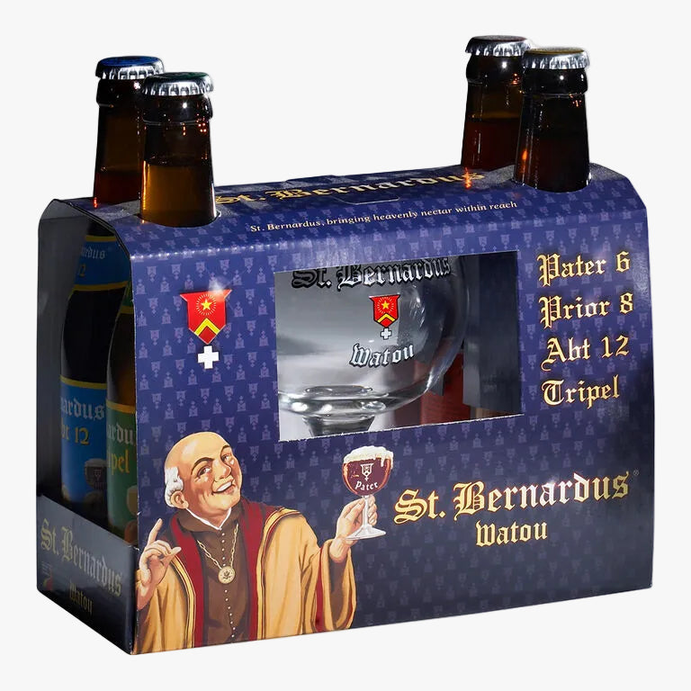 St Bernardus Gift Set 4Pk  Btls
