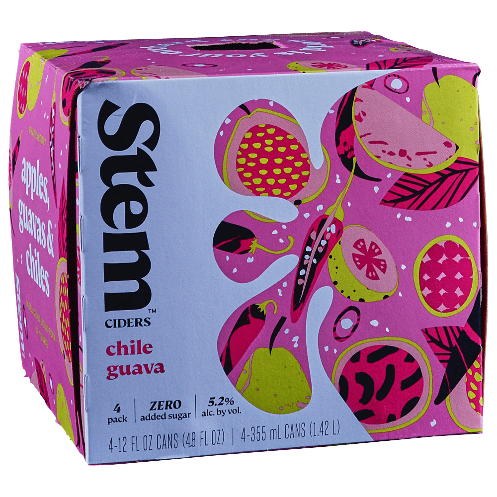 Stem Chile Guava Cider  4pk Cn