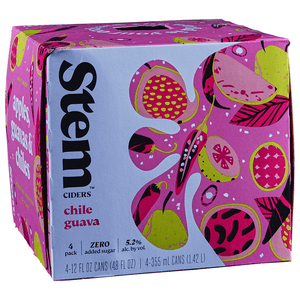 Stem Chile Guava Cider  4pk Cn